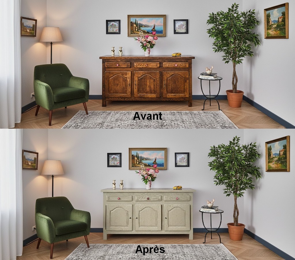 Relooking d'un buffet