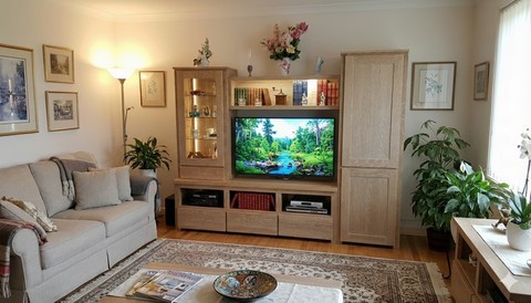 Meuble TV bibliothèque