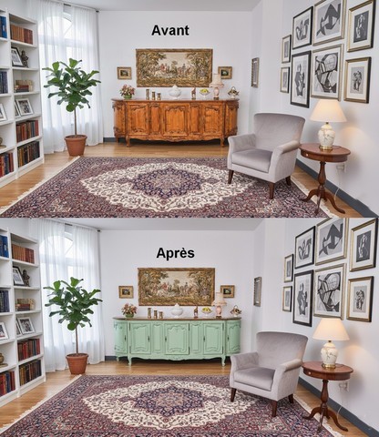 Relooking d'un buffet